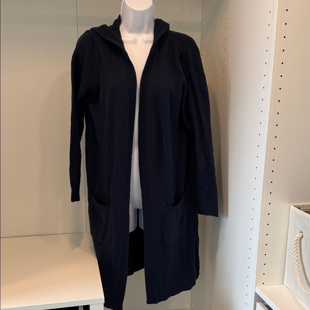 New York & Company Dark Blue Knit Sweater